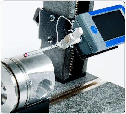 Working status of SURTRONIC S100 Series Robust and Portable Surface Roughness Testers