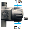 测量托架移动手轮可选手动或自动测量模式